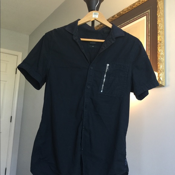 Armani Exchange Blue Shirt - Picture 2 of 5